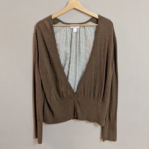 XL Mixed fabric LOFT cardigan